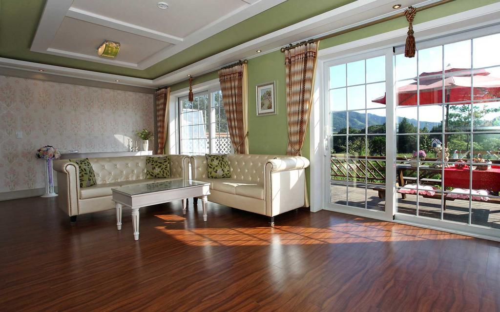 Terrace On The Cloud Villa Pyeongchang Bagian luar foto